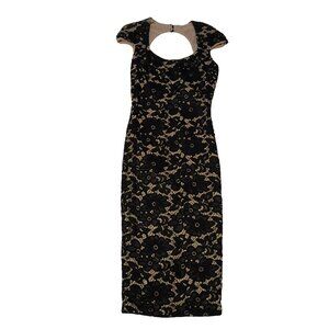 NWT Black Lace Cocktail Dress Size 3 SOHO VAVAVOOM Elegant Mexico City Boutique